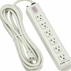 Eaton Tripp Lite Series Power It! 6-Outlet Power Strip, 15 ft. (4.57 m) Cord, 5-20P Plug, Metal Housing