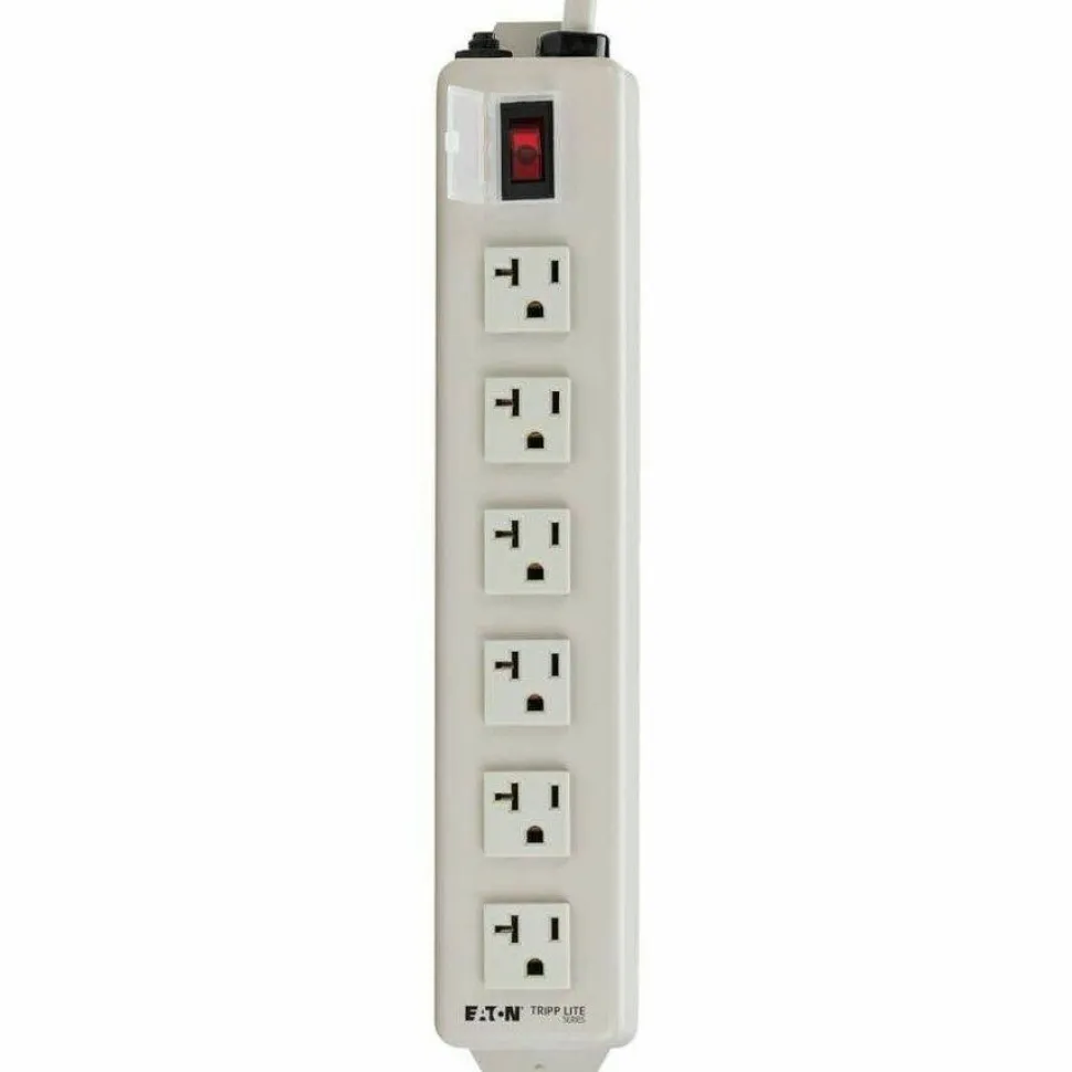 Eaton Tripp Lite Series Power It! 6-Outlet Power Strip, 15 ft. (4.57 m) Cord, 5-20P Plug, Metal Housing