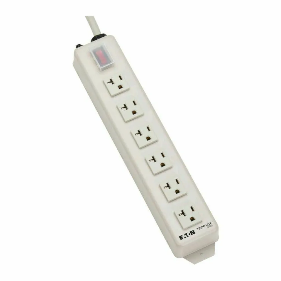 Eaton Tripp Lite Series Power It! 6-Outlet Power Strip, 15 ft. (4.57 m) Cord, 5-20P Plug, Metal Housing