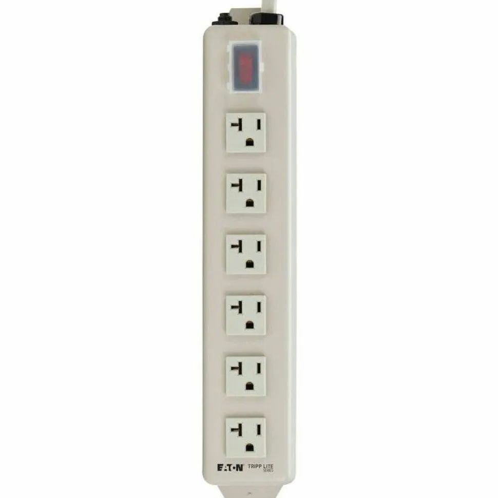 Eaton Tripp Lite Series Power It! 6-Outlet Power Strip, 15 ft. (4.57 m) Cord, 5-20P Plug, Metal Housing