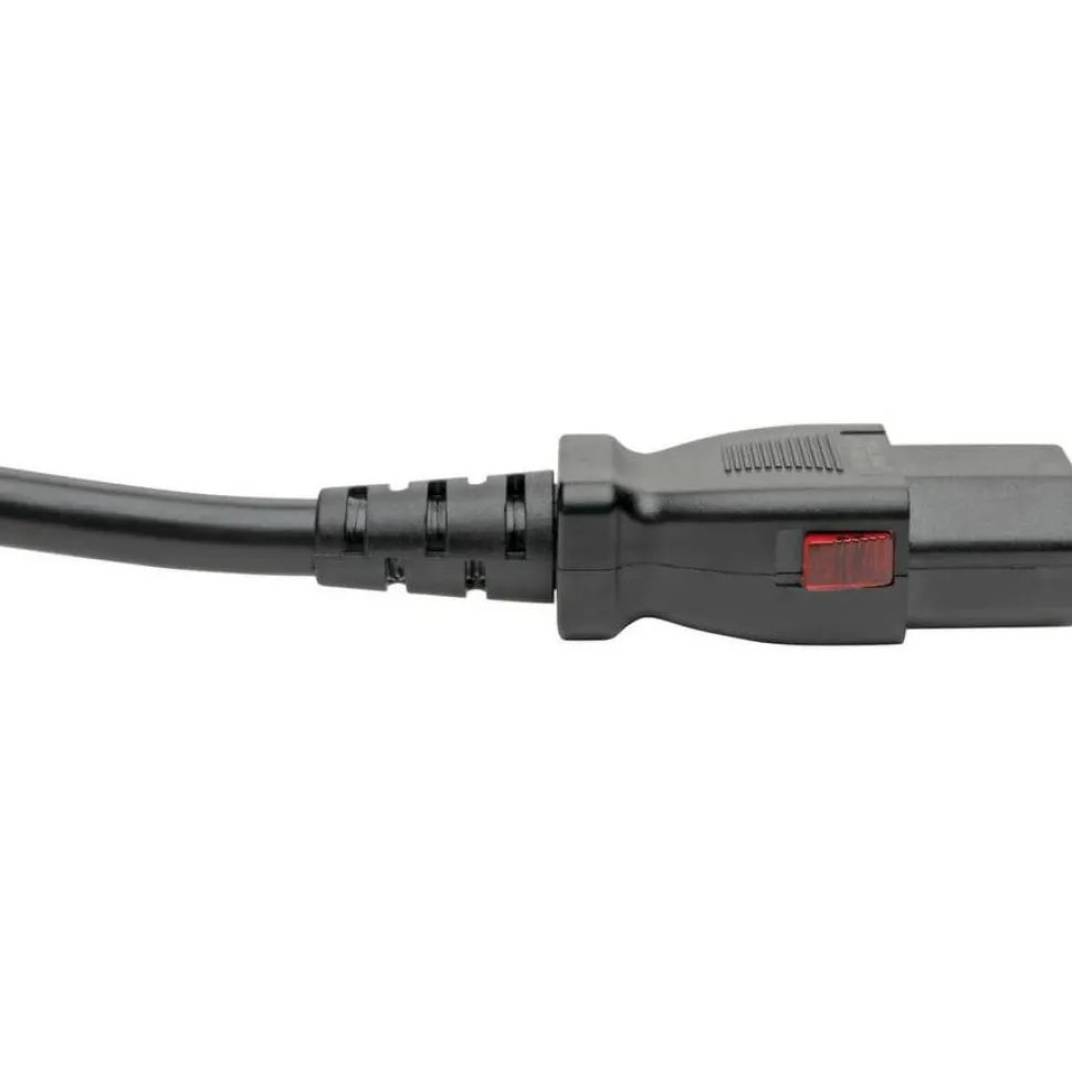 Eaton Tripp Lite Series Power Extension Cord, Locking C13 to C14 PDU Style - 10A, 250V, 18 AWG, 2 ft. (0.61 m)