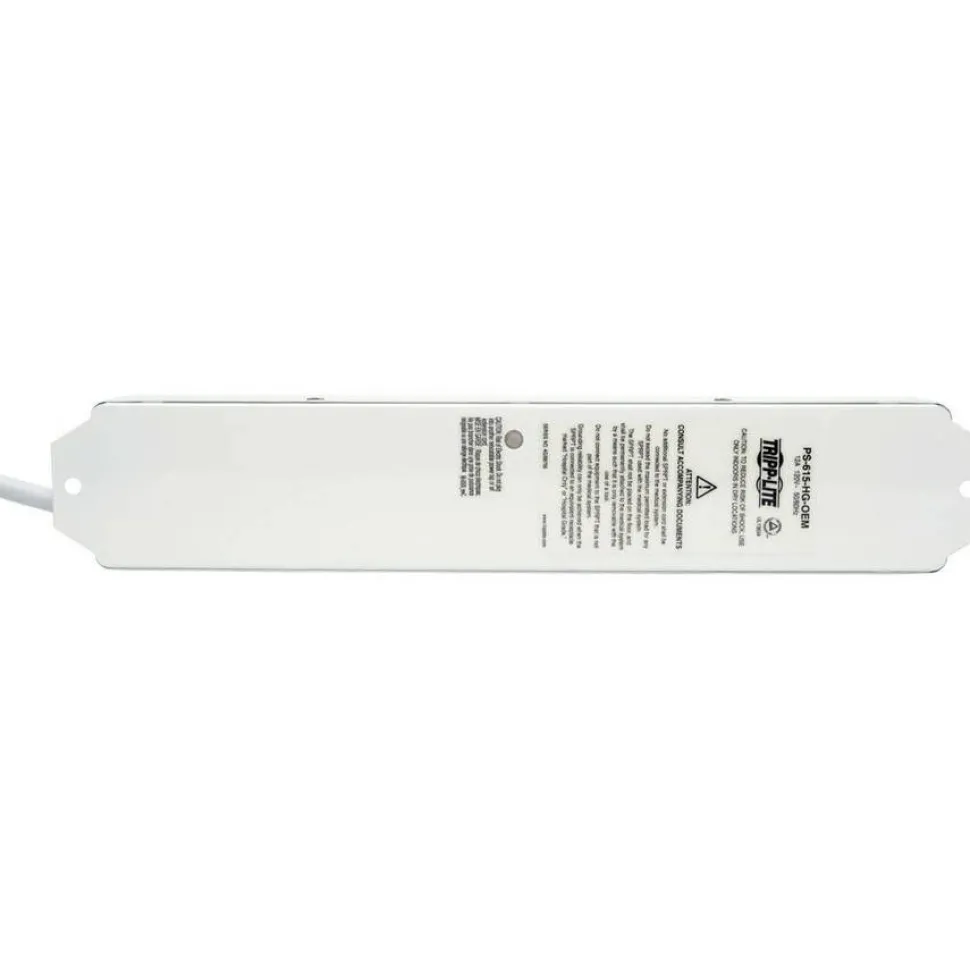 Eaton Tripp Lite Series Safe-IT UL 1363A Medical-Grade Power Strip for Patient-Care Vicinity, 6x15A Hospital-Grade Outlets, Safety Covers, 15 ft. Cord