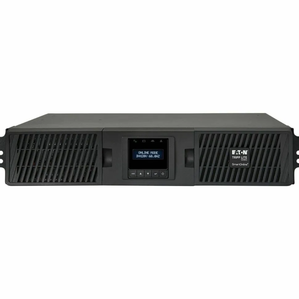 Eaton Tripp Lite Series SmartOnline 1000VA 900W 120V Double-Conversion Sine Wave UPS - 8 Outlets, Extended Run, Network Card Option, LCD, USB, DB9, 2U Rack/Tower