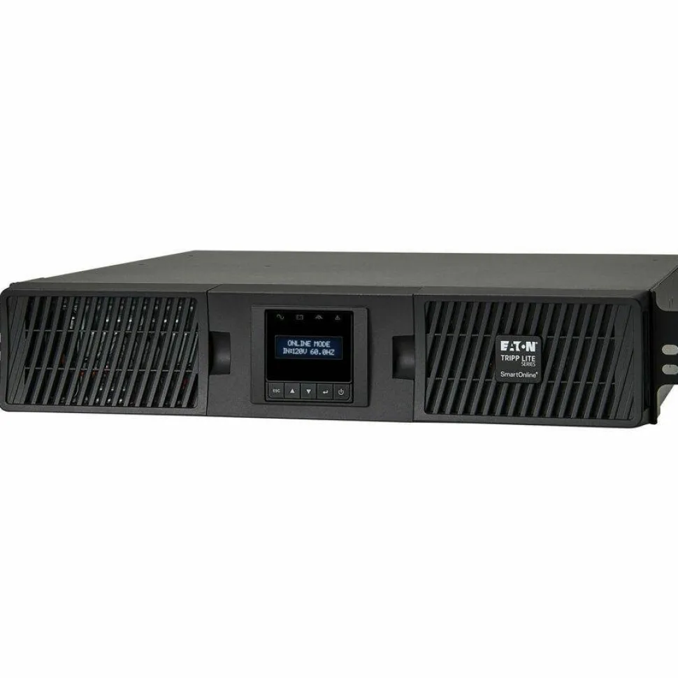 Eaton Tripp Lite Series SmartOnline 1000VA 900W 120V Double-Conversion Sine Wave UPS - 8 Outlets, Extended Run, Network Card Option, LCD, USB, DB9, 2U Rack/Tower