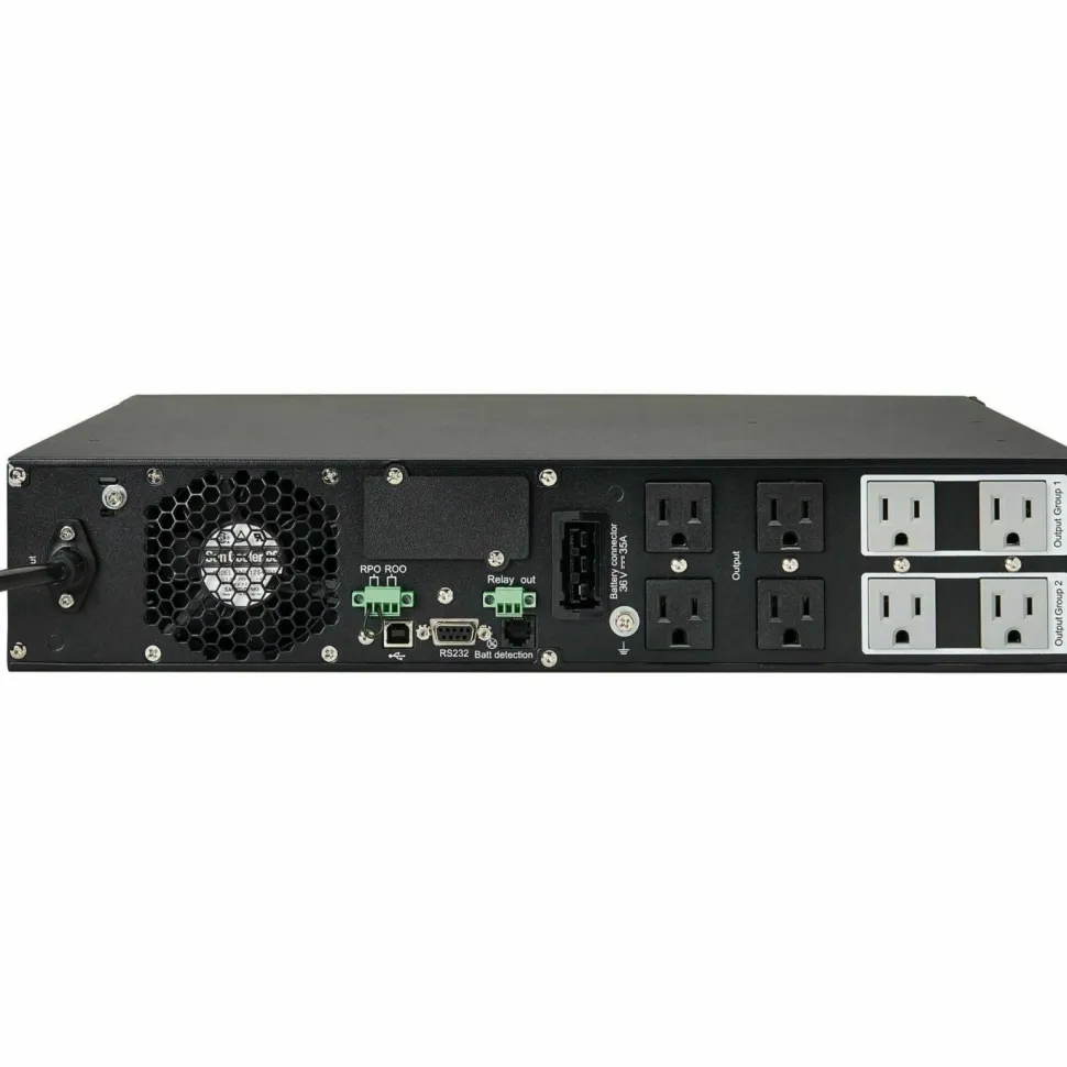 Eaton Tripp Lite Series SmartOnline 1000VA 900W 120V Double-Conversion Sine Wave UPS - 8 Outlets, Extended Run, Network Card Option, LCD, USB, DB9, 2U Rack/Tower