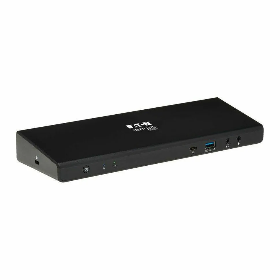 Eaton Tripp Lite Series USB-C Dock, Dual Display - 5K 60 Hz DP, 4K 60 Hz HDMI, USB 3.x (5Gbps), USB-A/C Hub, GbE, 85W PD Charging