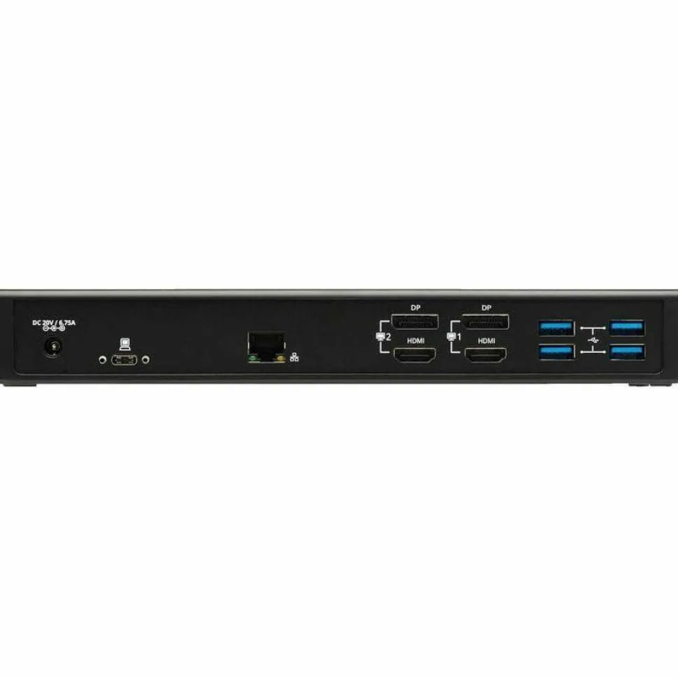 Eaton Tripp Lite Series USB-C Dock, Dual Display - 5K 60 Hz DP, 4K 60 Hz HDMI, USB 3.x (5Gbps), USB-A/C Hub, GbE, 85W PD Charging