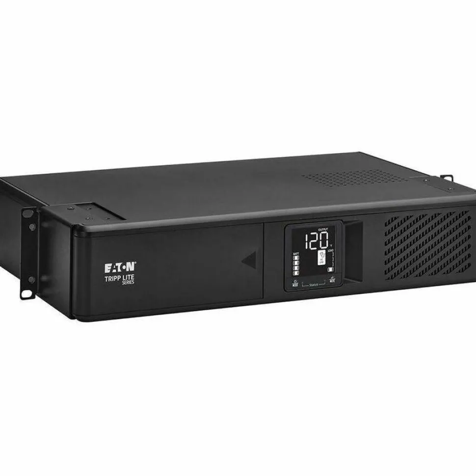 Eaton Tripp Lite Series 1000VA 750W 120V Line-Interactive Cloud-Connected UPS with Remote Monitoring - 10 NEMA 5-15R Outlets (Surge and Battery Backup), LCD, 5-15P Plug, 2U Rack/Tower