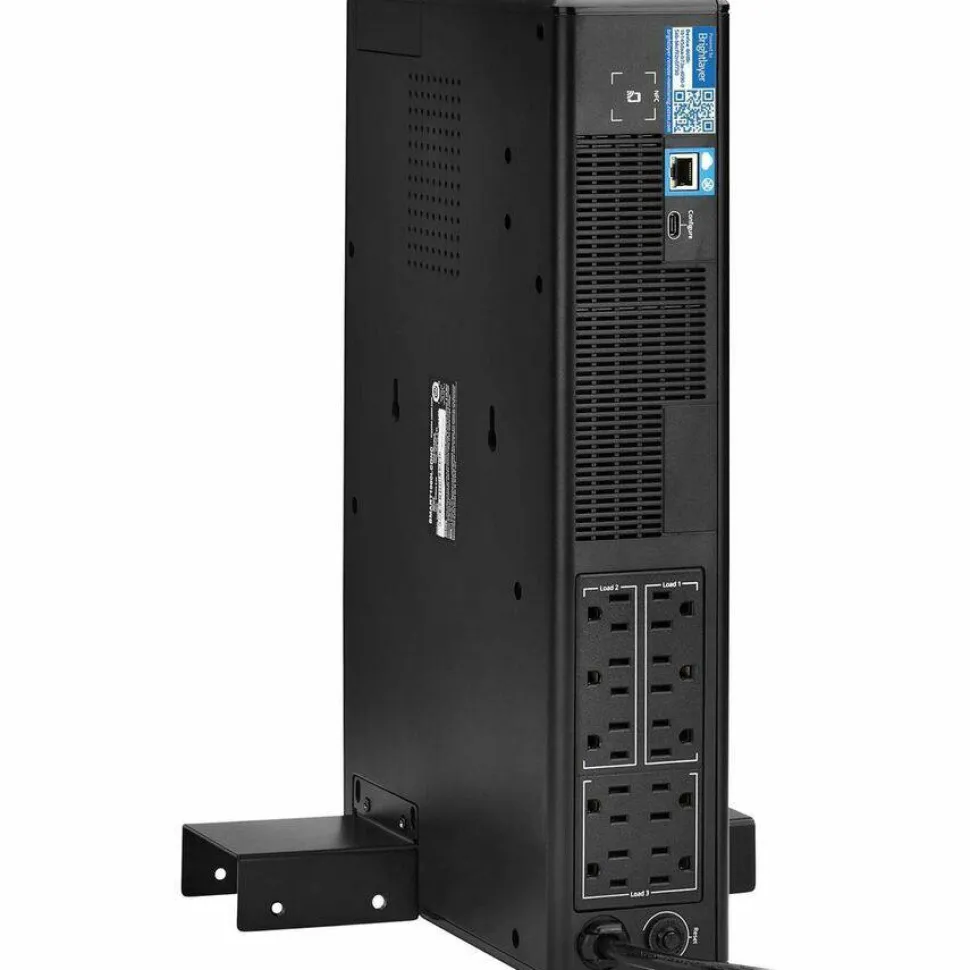 Eaton Tripp Lite Series 1000VA 750W 120V Line-Interactive Cloud-Connected UPS with Remote Monitoring - 10 NEMA 5-15R Outlets (Surge and Battery Backup), LCD, 5-15P Plug, 2U Rack/Tower