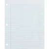 Ecology College-Lined Filler Paper, Letter Size Paper, White, Pack Of 150 Sheets