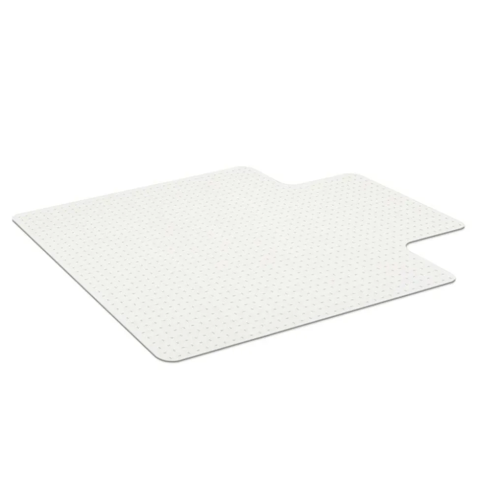 Economy Commercial Pile Chair Mat with Lip, 36" x 48", Clear, OD47646