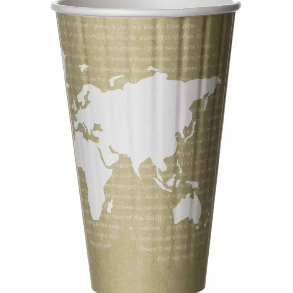 Eco-Products 16 oz World Art Insulated Hot Beverage Cups