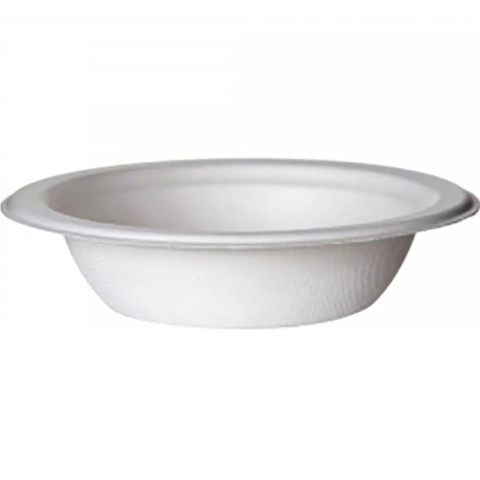 Eco-Products Eco Vanguard Sugarcane Bowls, 12 Oz, Case Of 1000 Bowls