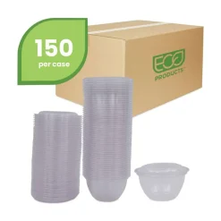 Eco-Products Renewable Containers, 18 Oz, Clear, Carton Of 150 Containers