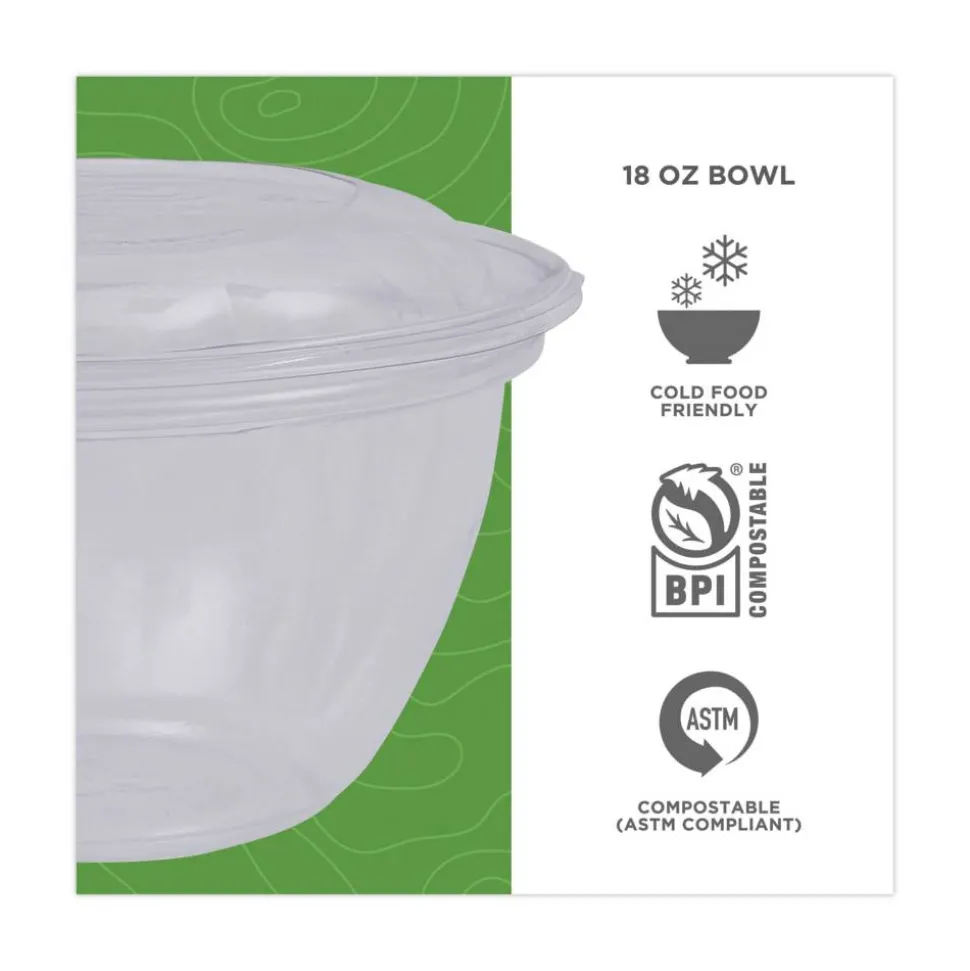 Eco-Products Renewable Containers, 18 Oz, Clear, Carton Of 150 Containers