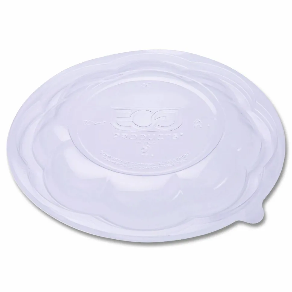 Eco-Products Salad Bowls, 48 oz, 6.69" Diameter x 4.38"h, Clear, Plastic, 300/Carton