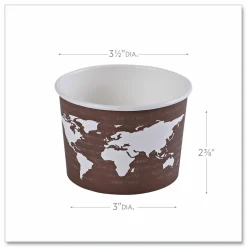 Eco-Products World Art Renewable and Food Container, 8 oz, 3.04