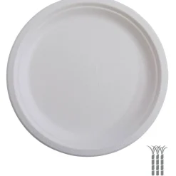 Eco-Products Vanguard Renewable and Sugarcane Plates, 6