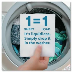 ECOS Liquidless Laundry Detergent Sheets, Free and Clear, 50 Sheets/Box
