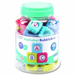 Educational Insights Alphabet BubbleBrix. Ages 3 to 7, Plastic, Assorted Colors, 42 Pieces