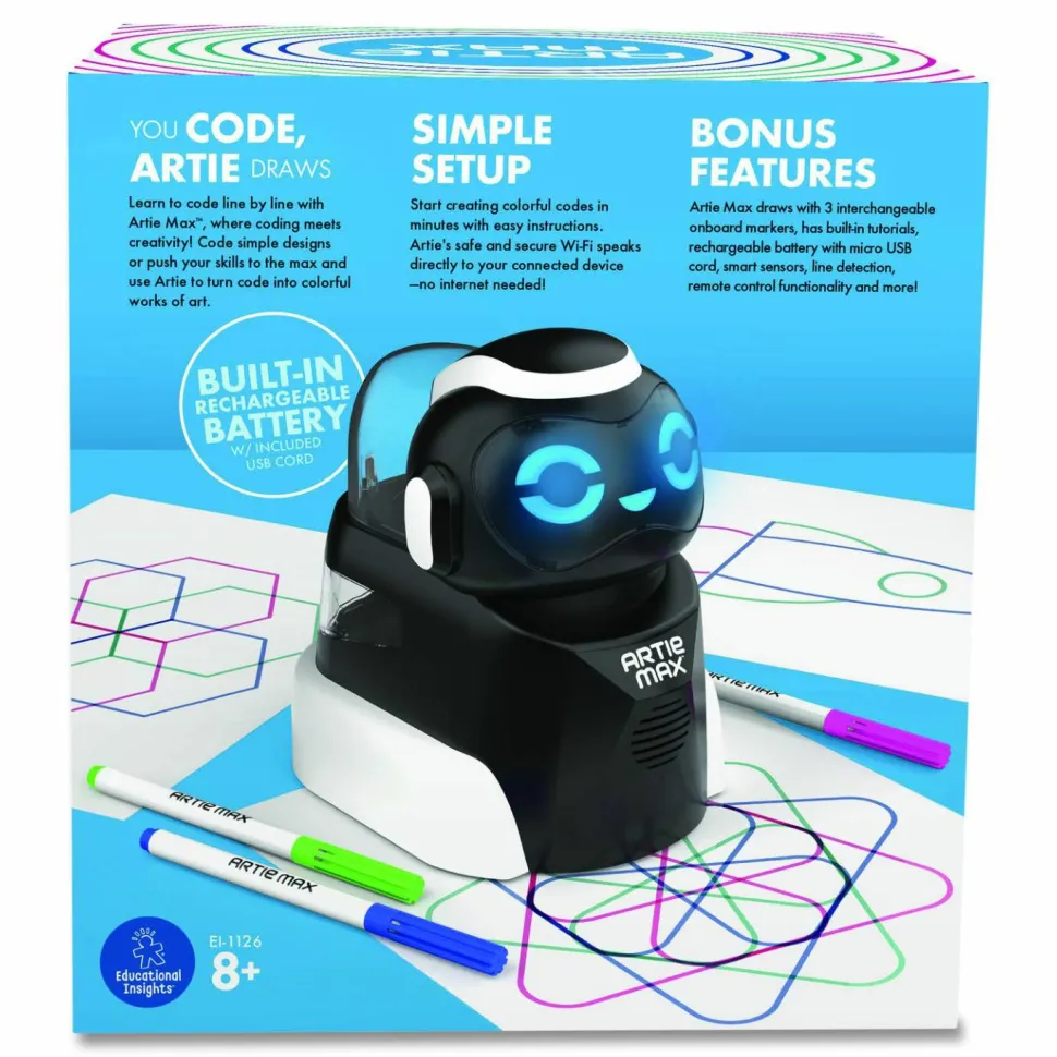 Educational Insights Artie Max The Coding Robot, Grades 3 to 8