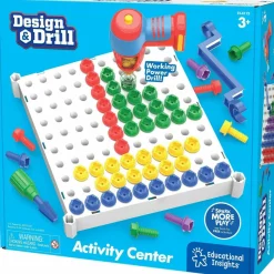 Educational Insights Design & Drill Activity Center, Assorted Colors, Grades Pre-K - 1