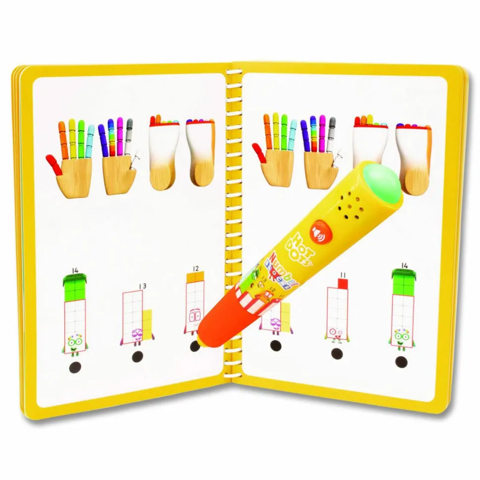 Educational Insights Hot Dots Numberblocks Activity Book with Interactive Pen, Number Recognition 11 to 20, 60 Activities, Grades K to 1, 60 Pages