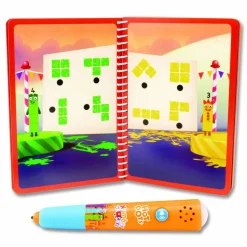 Educational Insights Hot Dots Numberblocks Activity Book with Interactive Pen, Number Recognition 1-10, 75 Activities, Pre-K to K, 60 Pages