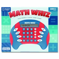 Educational Insights Math Whiz, Three Game Modes, Four Subjects: Addition, Subtraction, Multiplication and Division, Grades 1 to 5