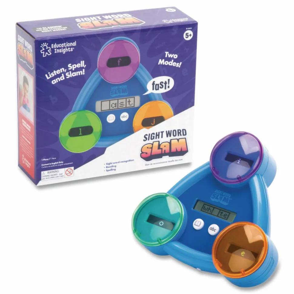 Educational Insights Sight Word Slam, Two Game Modes, 185 Sight Words, Grades K to 2