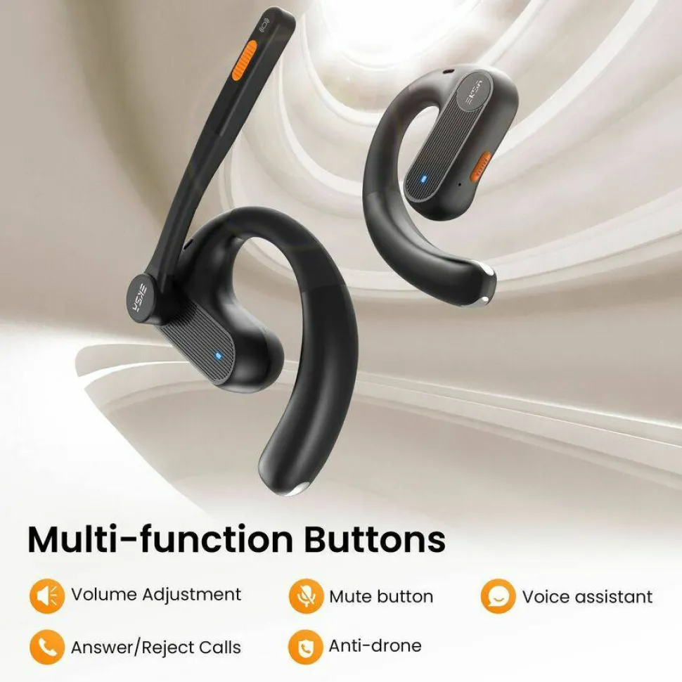 EKSA S30 AI Open-Ear Air Conduction True Wireless Headset