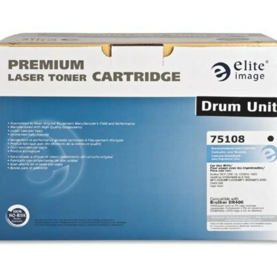 Elite Image Remanufactured Imaging Drum Alternative For Brother DR400