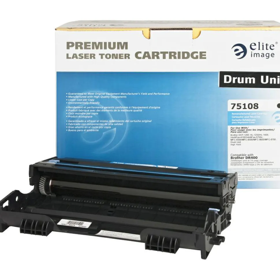 Elite Image Remanufactured Imaging Drum Alternative For Brother DR400