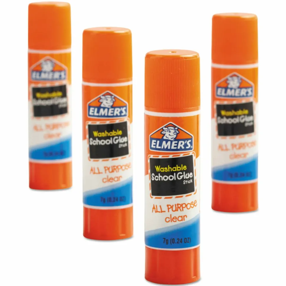 Elmer's All-Purpose School Glue Sticks, 0.77 Oz, Pack Of 30 Sticks