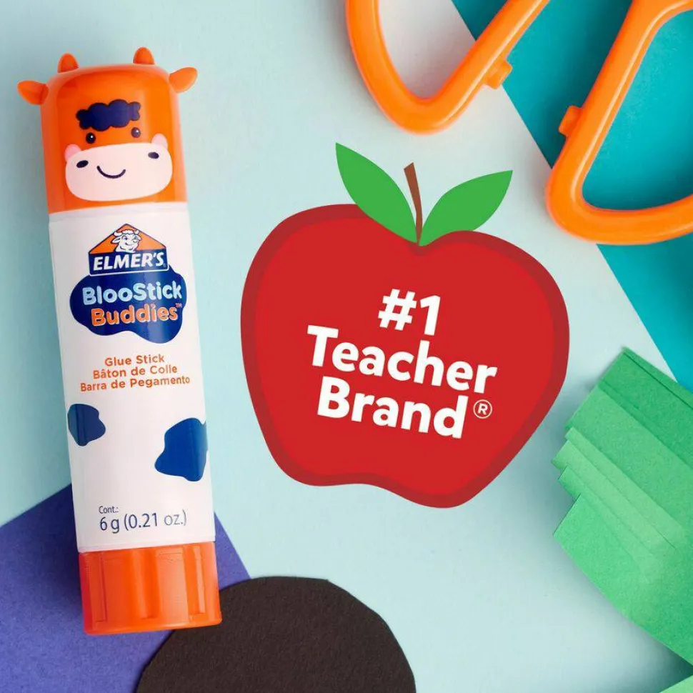 Elmer's BlooStick Buddies and Disappearing Purple Glue Sticks Combo Pack