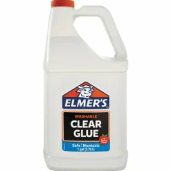 Elmer's Clear Glue, 1 gal, Dries Clear