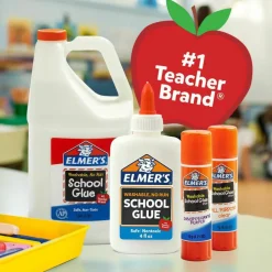 Elmer's Clear Glue, 1 gal, Dries Clear