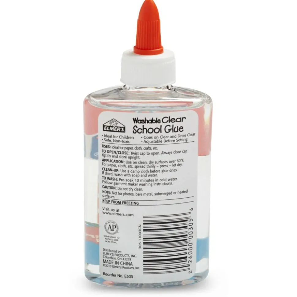 Elmer's Clear Washable School Glue, 5 Oz.