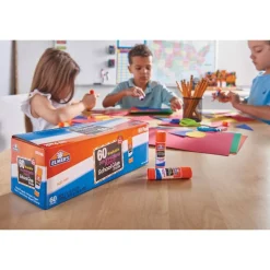 Elmer's School Glue Sticks, 0.24 Oz, Purple, Box Of 60