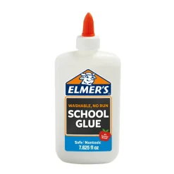 Elmer's Washable School Glue, 7.62 Oz, White