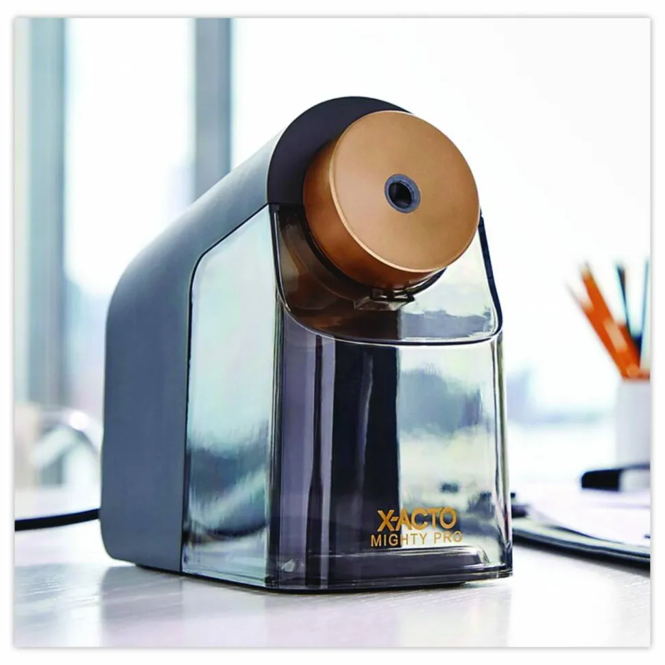 Elmer's X-ACTO MightyPro Electric Sharpener, Black/Yellow