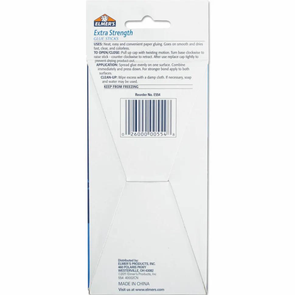 Elmer's Extra-Strength Office Glue Sticks, 0.28 Oz., Pack Of 24