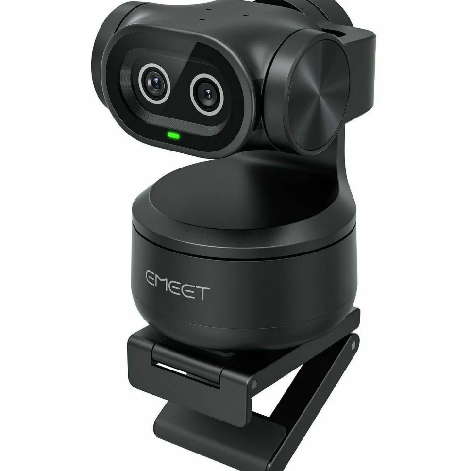 EMEET Pixy Dual-lens 4K PTZ Webcam with Gesture Control and Auto Tracking, Work with EMEET STUDIO