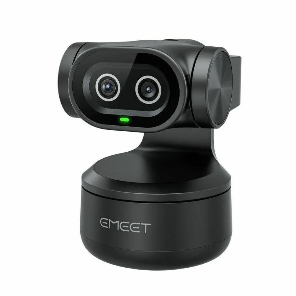 EMEET Pixy Dual-lens 4K PTZ Webcam with Gesture Control and Auto Tracking, Work with EMEET STUDIO