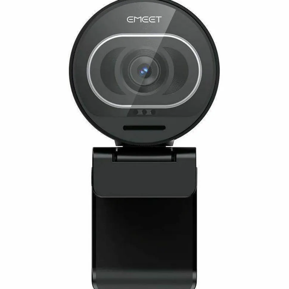 EMEET S600 4K Webcam for Streaming - Sony 1/2.5'' Sensor, PDAF Autofocus, 1080P@60FPS, 2 Noise Reduction Mics, Built-in Privacy Cover, 73° FOV, Streaming Camera
