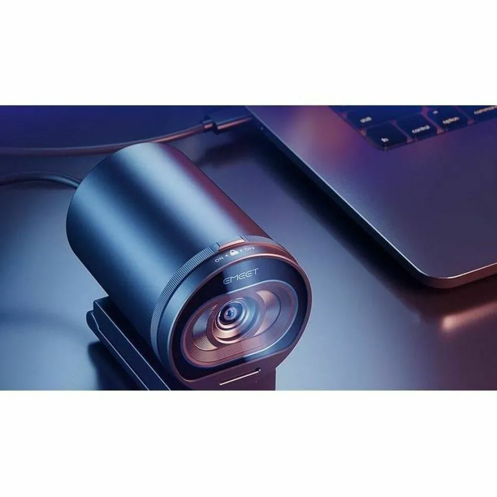 EMEET S600 4K Webcam for Streaming - Sony 1/2.5'' Sensor, PDAF Autofocus, 1080P@60FPS, 2 Noise Reduction Mics, Built-in Privacy Cover, 73° FOV, Streaming Camera