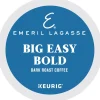 Emeril Big Easy Bold Coffee Keurig Single-Serve K-Cup Pods, Dark Roast, 24 Pods Per Pack, Case Of 4 Packs