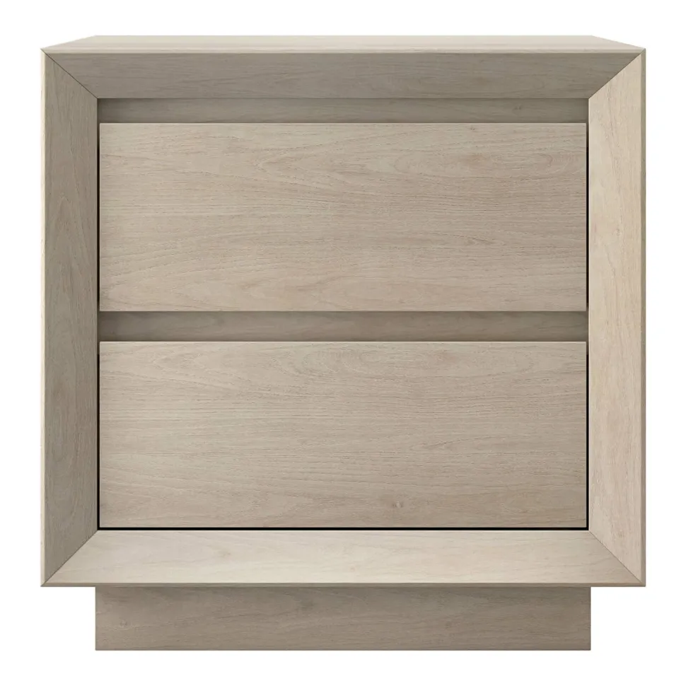 Emmett 24" Wide Rectangular Nightstand in Alder White