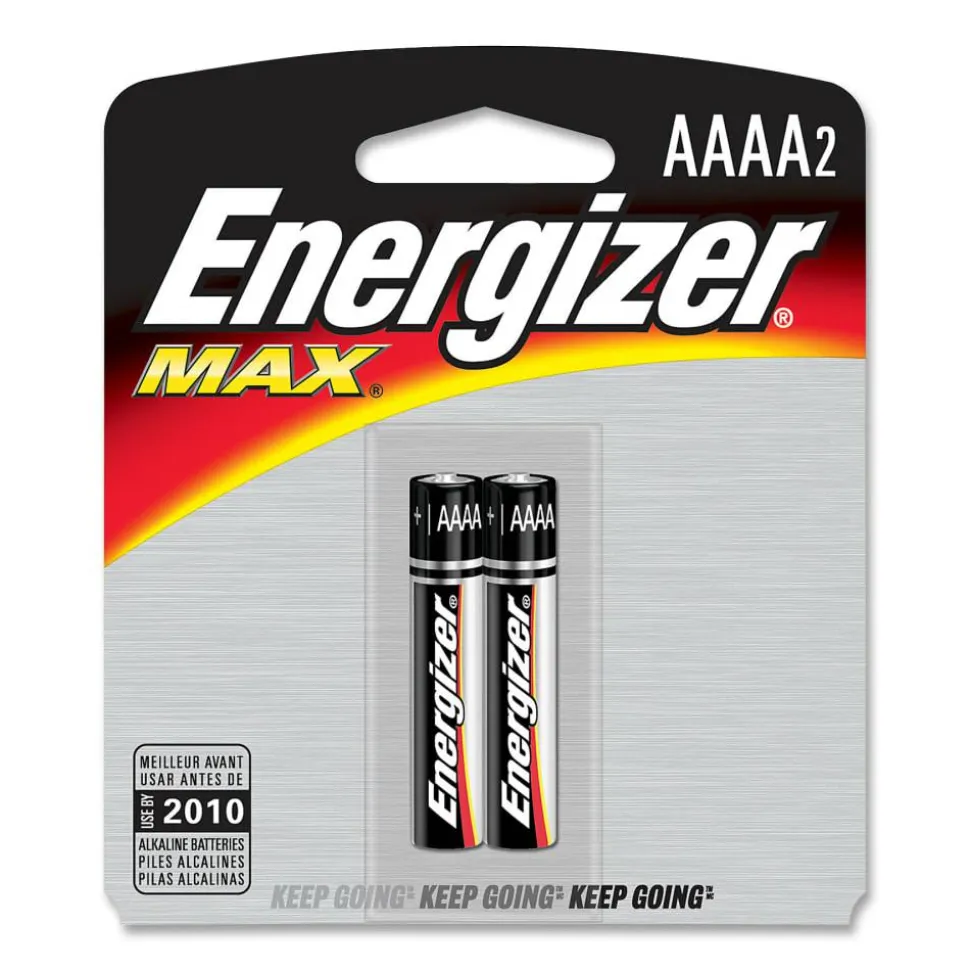 Energizer AAAA Battery 2-Packs - For Multipurpose - AAAA - 2/Pack - 12 / Carton