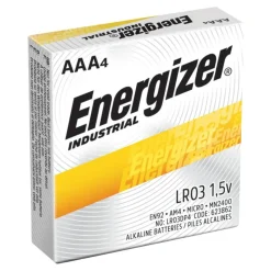 Energizer Industrial AAA Alkaline Batteries, Pack Of 24